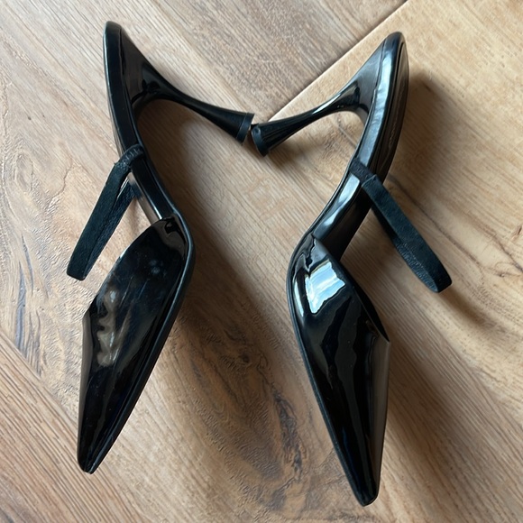 Jeffrey Campbell black patent mule - Picture 3 of 5